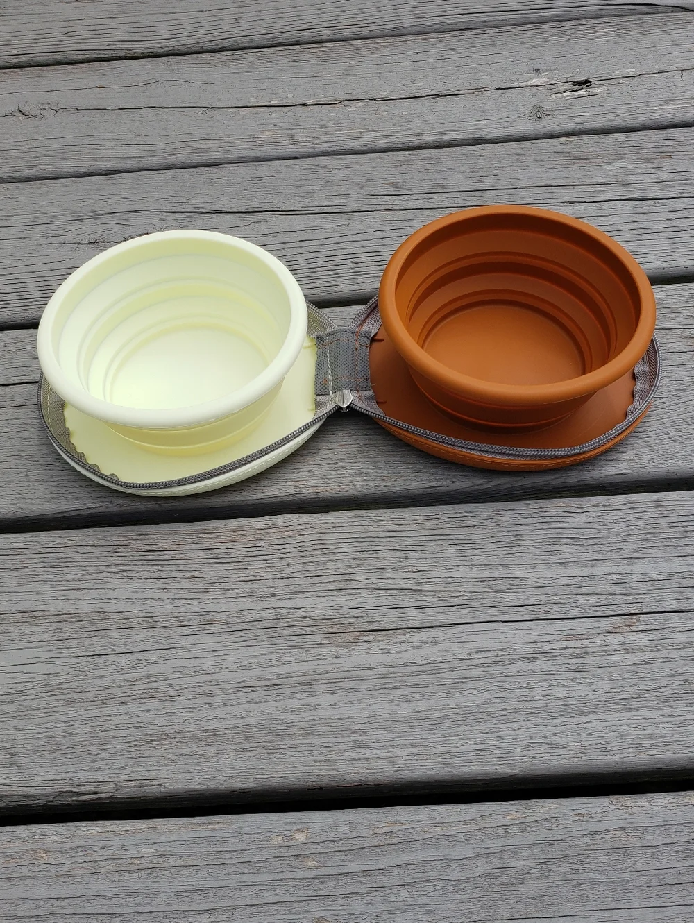 Pet Silicone Feeding Bowl With Storage Case
